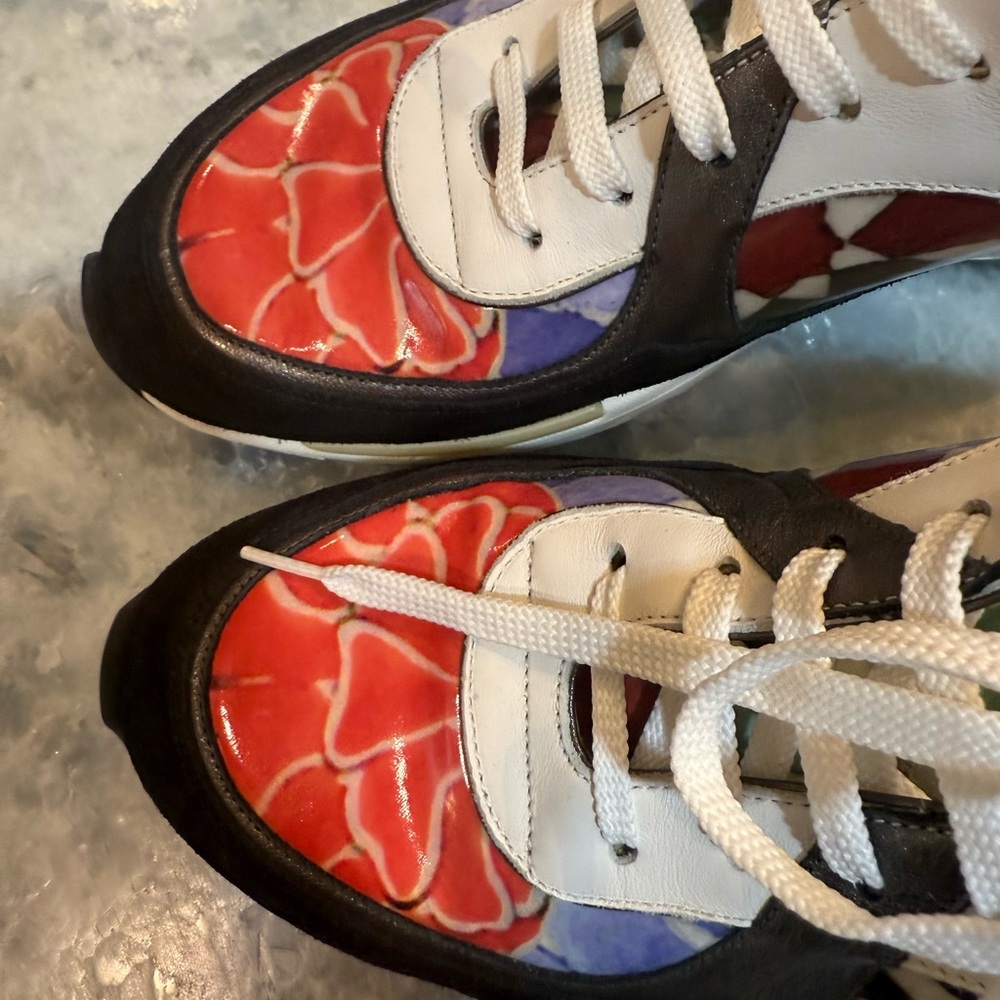 Chanel Colorful Patterned Sneakers size 42. Like new. Worn once - Picture 10 of 14
